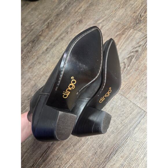 Dingo Quarry Boots Women’s Size US 8.5 Black Leather Chelsea Vintage Western - Picture 11 of 11